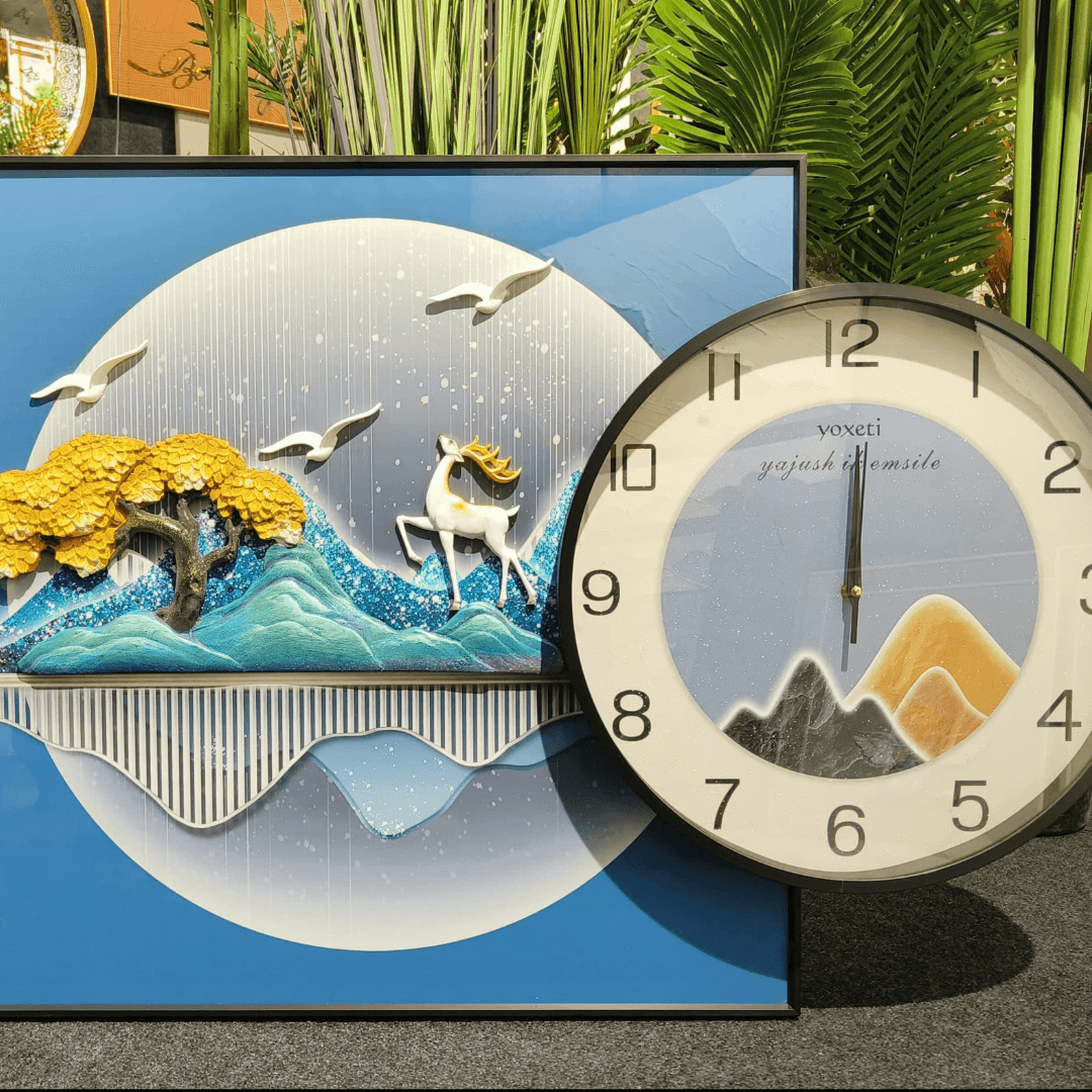 Fusion of Art & Clock Style 11